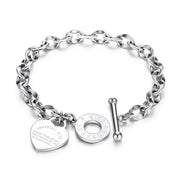 Titanium Steel Women's Bracelet Love Bracelet – Jewelry Gift Ideas — 5
