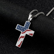 Flag Cross Necklace – Jewelry Gift Ideas — 16