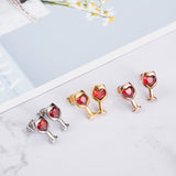Wine glass earrings – Birthday Gifts — 5