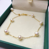 18k Gold Bead Bracelet – Jewelry Gift Ideas — 5