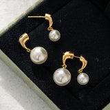 Pearl Earrings For Women Retro Easy Matching Simple – Gifts for Her — 3
