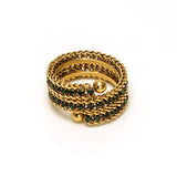 Stainless Steel 18K Full Diamond Multilayer Ring – Birthday Gifts — 2