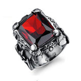 Titanium steel men's zircon ring – Gifts for Him — 8