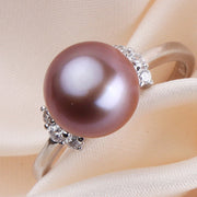 Natural freshwater pearl ring personality opening – Unique Gift Ideas — 4