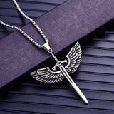 Men's Titanium Steel Cross Necklace Pendant – Jewelry Gift Ideas — 7