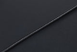 Black Woven Linen Wax Rope Necklace – Jewelry Gift Ideas — 5