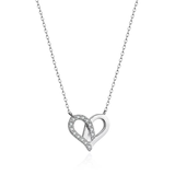 Heart-shaped Necklace Inlaid With a Hollow Simple – Jewelry Gift Ideas — 3