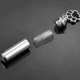 Titanium Steel Cylindrical Urn Pendant Memorial – Jewelry Gift Ideas — 7