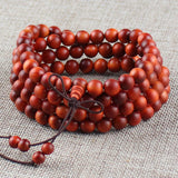Natural Wood Bracelet 108 Buddha Beads Necklace – Jewelry Gift Ideas — 3