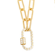 Niche Design Oval Thick Chain Hip Hop Necklace – Jewelry Gift Ideas — 6