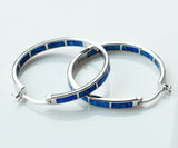 Bluewhite fire opal earrings – Holiday Gift Ideas — 7