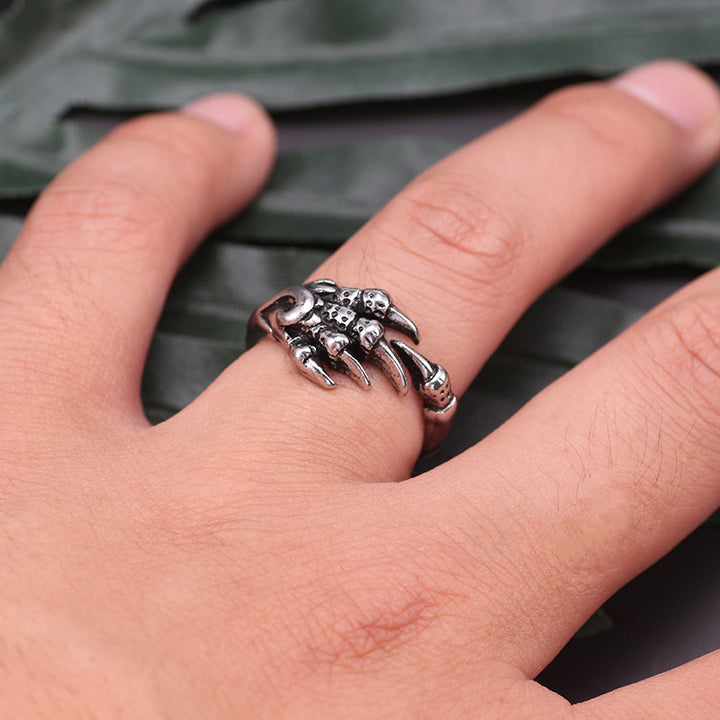 Hip Hop Halloween Eagle Claw Skull Retro Punk Ring – Everyday Gifts — 1