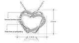 Heart to heart rose gold necklace – Jewelry Gift Ideas — 2