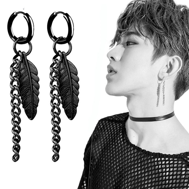 Feather earrings – Birthday Gifts — 1