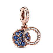 Blue Double Patch Pendant Green Paver Round Tag – Jewelry Gift Ideas — 5