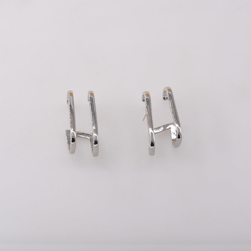 Earrings Temperament All-Match Metal Individual Hook – Practical Gifts — 1