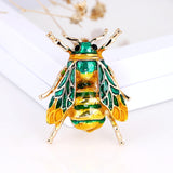 Oil Drop Painting Little Bee Brooch Dress Collar – Jewelry Gift Ideas — 3