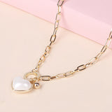 Retro Simple Fashion Diamond Love Necklace – Jewelry Gift Ideas — 7