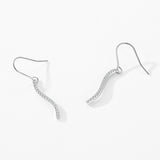 S925 Silver Snake-shaped Diamond Ear Hook Pendant – Jewelry Gift Ideas — 3
