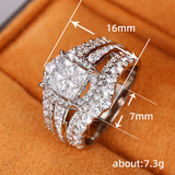 Square Stitching Crown Ring For Women – Gifts for Her — 2