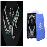 INS Wind Zircon Necklace Earring Set – Jewelry Gift Ideas — 7