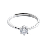 Women's Sterling Silver Ring Gift Moissanite – Gifts for Her — 5