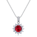 SUNFLOWER Cultivate Red Treasure Pendant Necklace – Jewelry Gift Ideas — 2