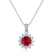 SUNFLOWER Cultivate Red Treasure Pendant Necklace – Jewelry Gift Ideas — 2