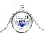 12 Colors Birthstone Angel Wings Necklace Daddy's – Jewelry Gift Ideas — 9