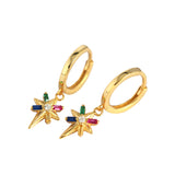 Eight-pointed Star Colored Metal Wind Ear Buckle – Gift Ideas — 5