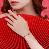Handmade Koi Braided Rope Red Rope Bracelet – Jewelry Gift Ideas — 4