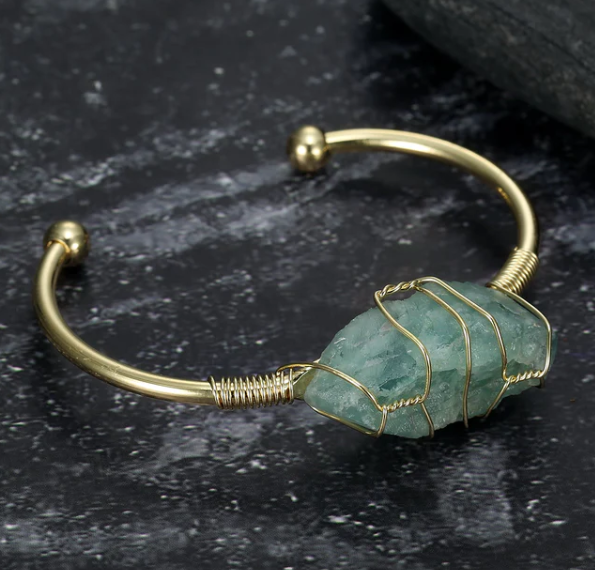 Asgard Crafted Natural Gemstone Bangle – Stylish Gifts — 1