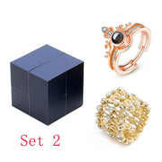 One hundred I love you ring projection crown – Gifts for Couples — 11