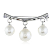 Fashion Pearl Fixed Strap Charm Safety Pin Brooch – Jewelry Gift Ideas — 6