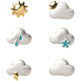 S925 Sterling Silver Sun Mood Weather Stud Earrings – Gift Ideas — 2