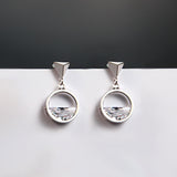 Zircon asymmetrical earrings – Gift Ideas — 5