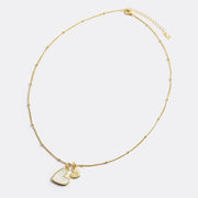 Personalized First Heart-shaped Bead Necklace – Jewelry Gift Ideas — 3