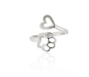 European And American Love Dog Print Ring – Gifts for Couples — 2