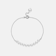 S925 Silver Pearl Bracelet Elegant Delicate – Jewelry Gift Ideas — 7