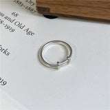 Sterling Silver Smooth Cylinder Ring – Stylish Gifts — 3