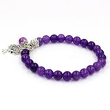 Natural Purple SPAR Hand Chain tree Pendant – Jewelry Gift Ideas — 1
