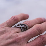 Huitan Vintage Punk Snake-shaped Rings for Women – Stylish Gifts — 5