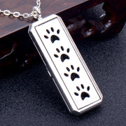 Square Essential Oil Necklace Openable Silver – Jewelry Gift Ideas — 7