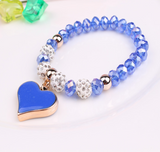 Elastic Crystal Bracelet & Bangle Heart Bracelets – Jewelry Gift Ideas — 5