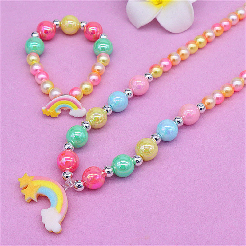 Children's Fashion Simple Rainbow Necklace – Jewelry Gift Ideas — 1