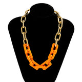 Personality Stitching Cross Button Chain Necklace – Jewelry Gift Ideas — 7