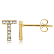 Fashion Trend Small Letter Ear Studs – Stylish Gifts — 12