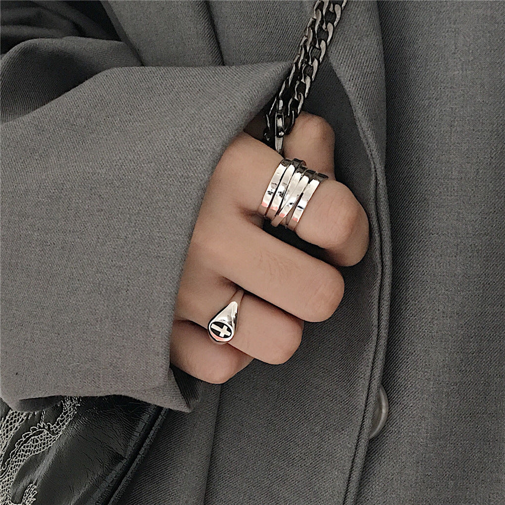 Multi-layer Wide Ring Women's Wide Version Simple – Gifts for Her — 1
