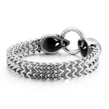 Skull Titanium Steel Men's Domineering Bracelet – Jewelry Gift Ideas — 7