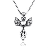 Vintage Wings Cross Titanium Alloy Necklace – Jewelry Gift Ideas — 8